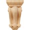 Ekena Millwork 5"W x 3 1/4"D x 9 1/2"H Cole Pilaster Wood Corbel, Red Oak CORW05X03X09CORO - alternate 2